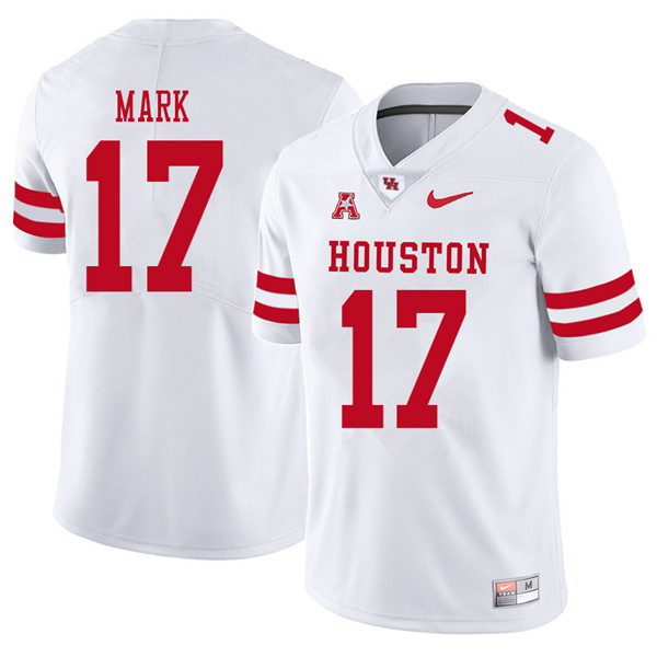 2018 Men #17 Terry Mark Houston Cougars College Football Jerseys Sale-White - Click Image to Close